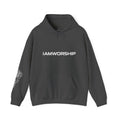 Worship Microphone Hoodie — I AM WORSHIP Black Pullover