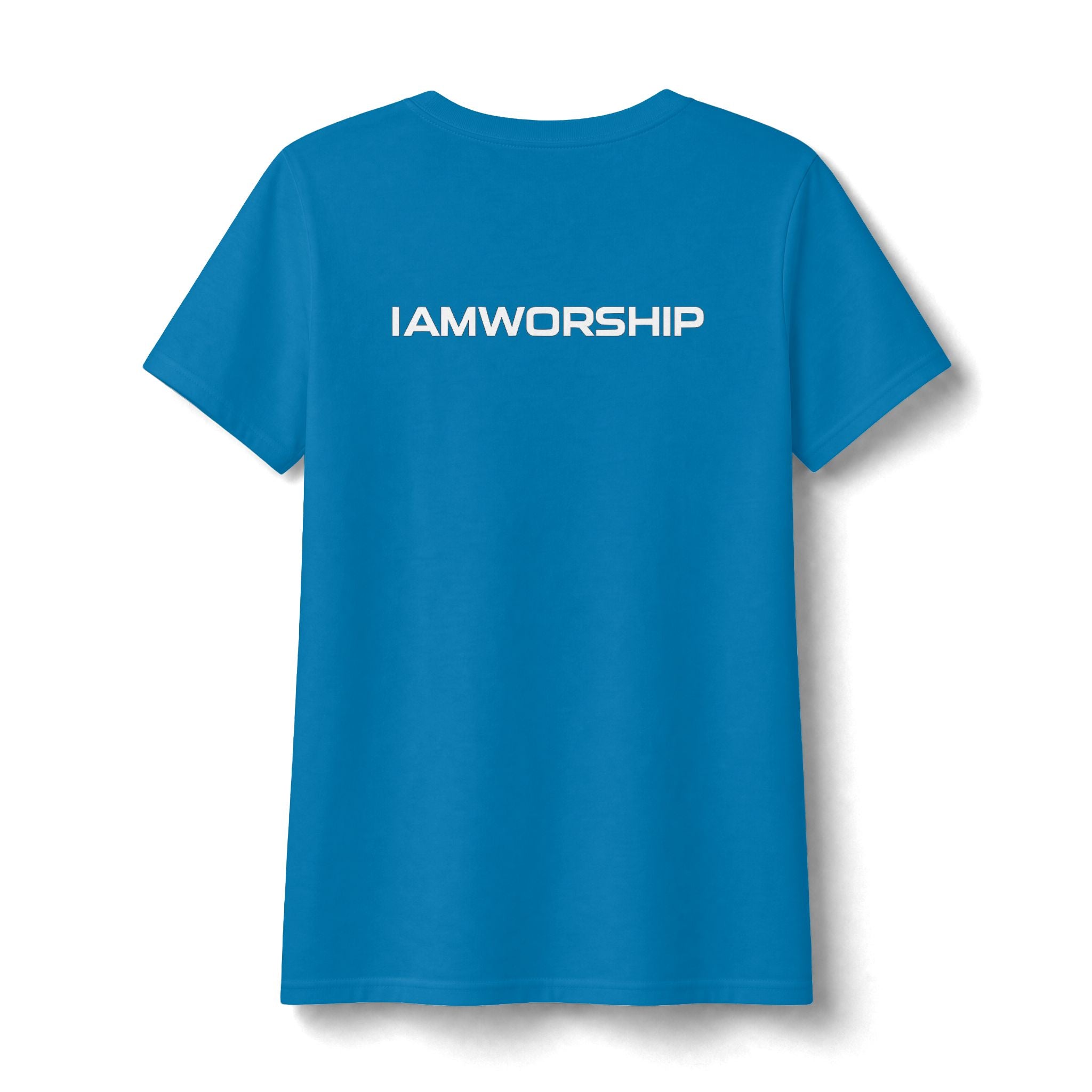 Women's V-Neck Tee — "I’m Let God Handle It"