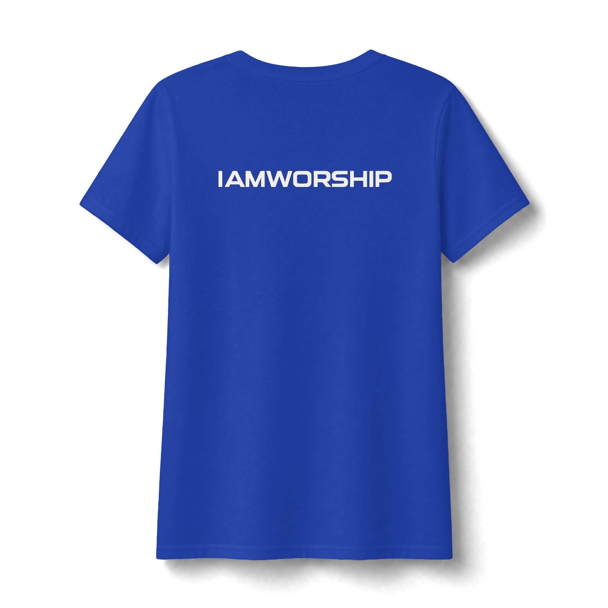Women's V-Neck Tee — "I’m Let God Handle It"