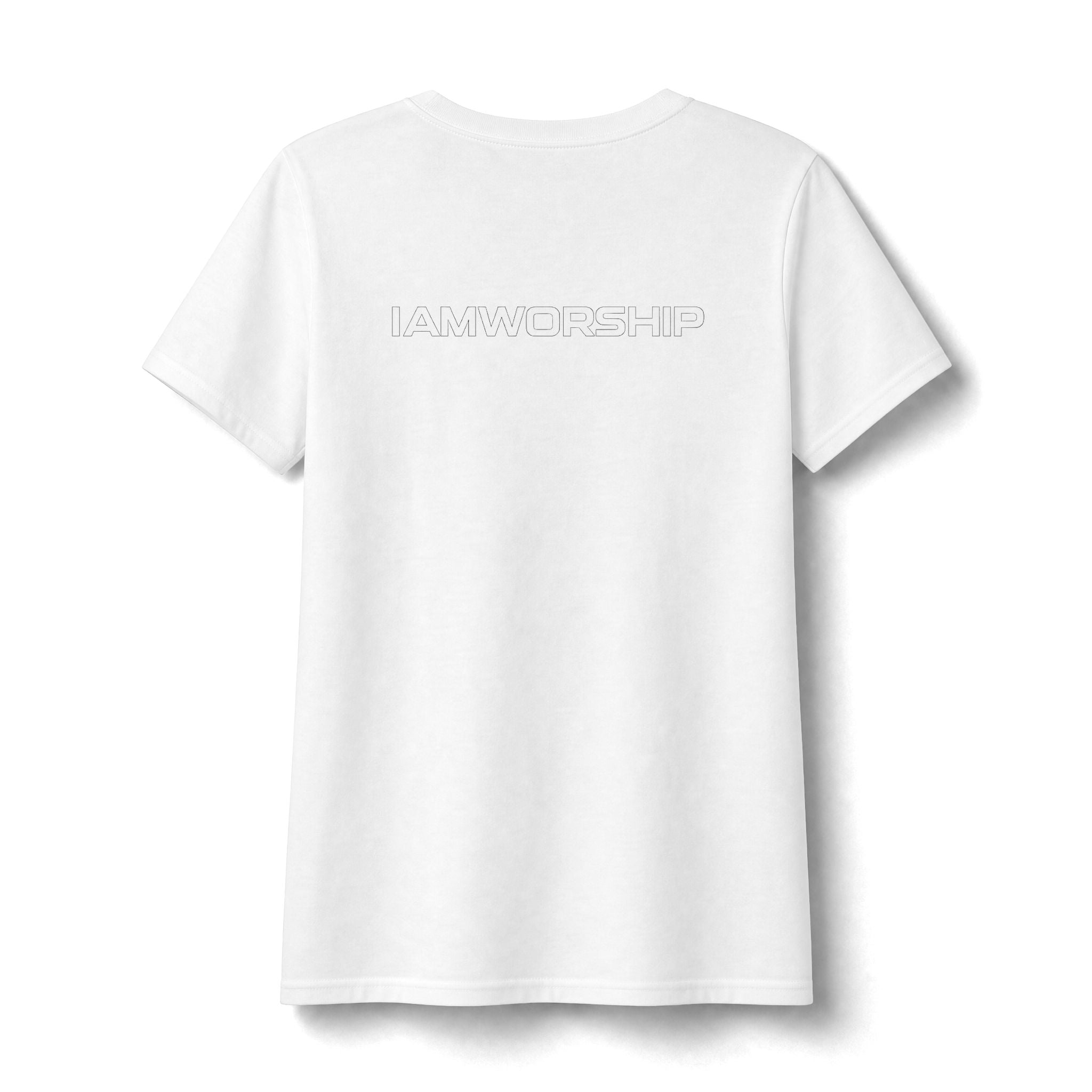 Women's V-Neck Tee — "I’m Let God Handle It"