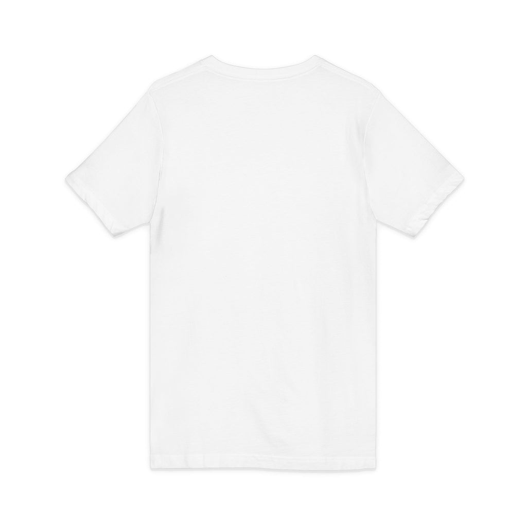 Worship Infinity V-Neck Tee – "I AM" Gold Music Logo