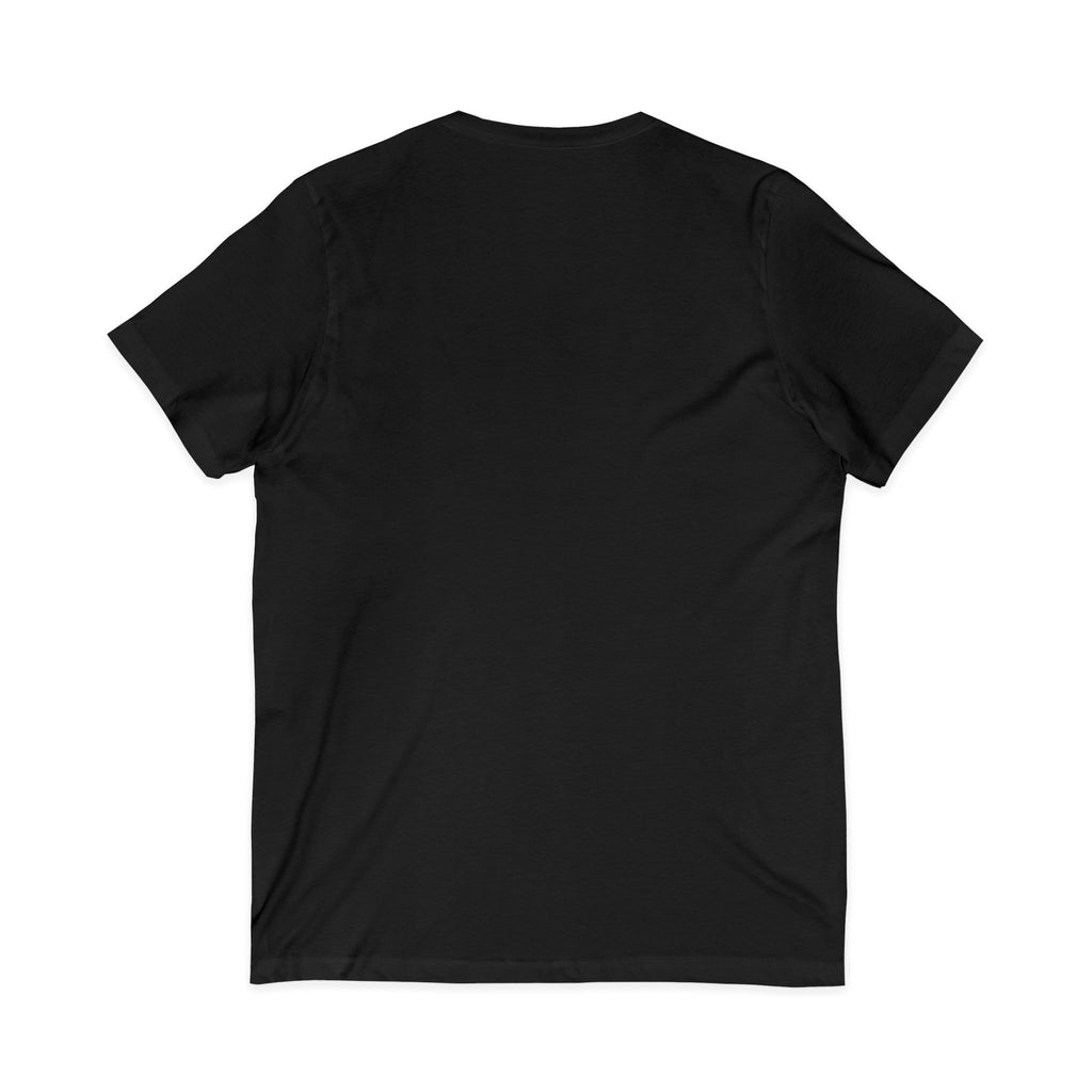 Worship Infinity V-Neck Tee – "I AM" Gold Music Logo