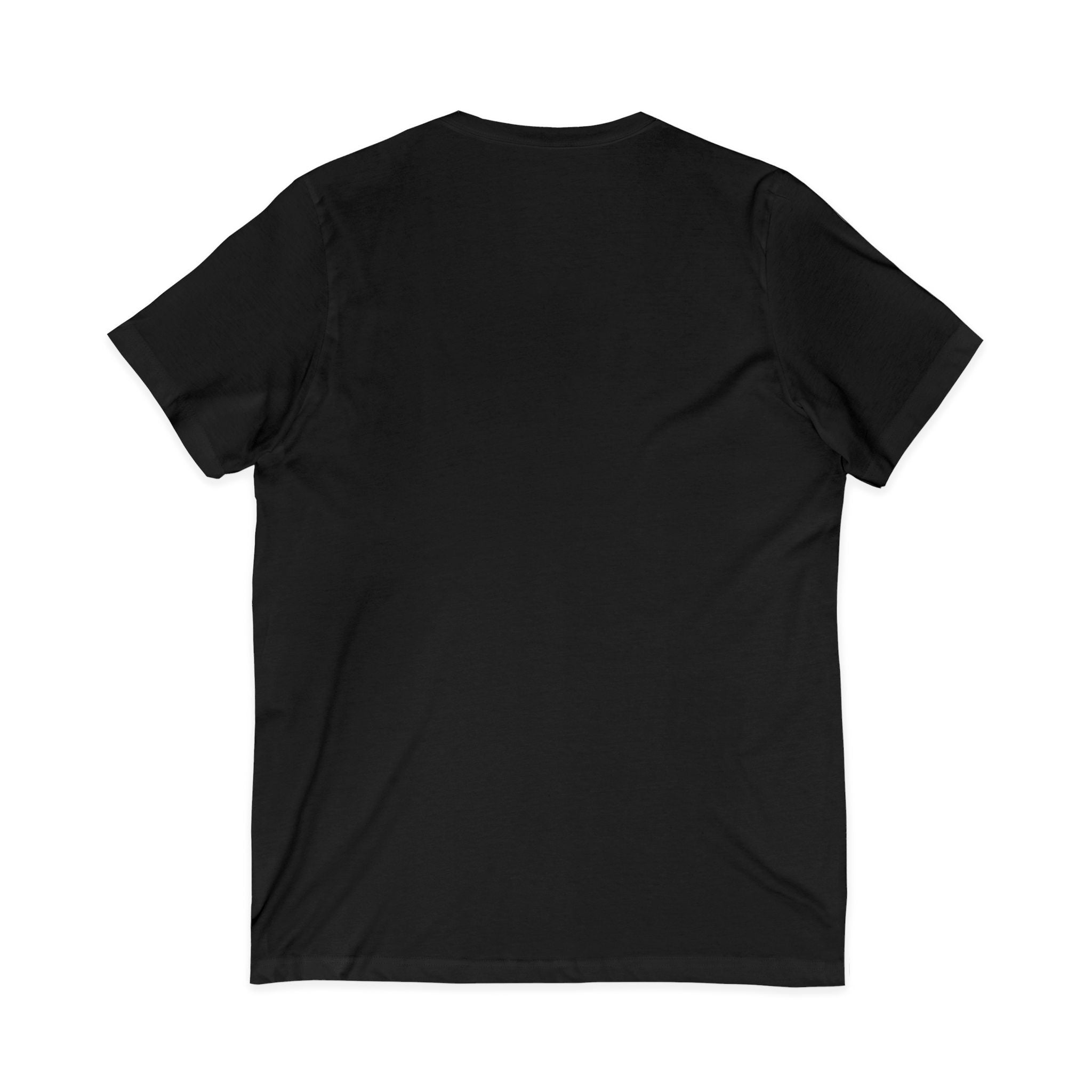 Worship Infinity V-Neck Tee – "I AM" Gold Music Logo