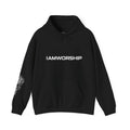 Worship Microphone Hoodie — I AM WORSHIP Black Pullover