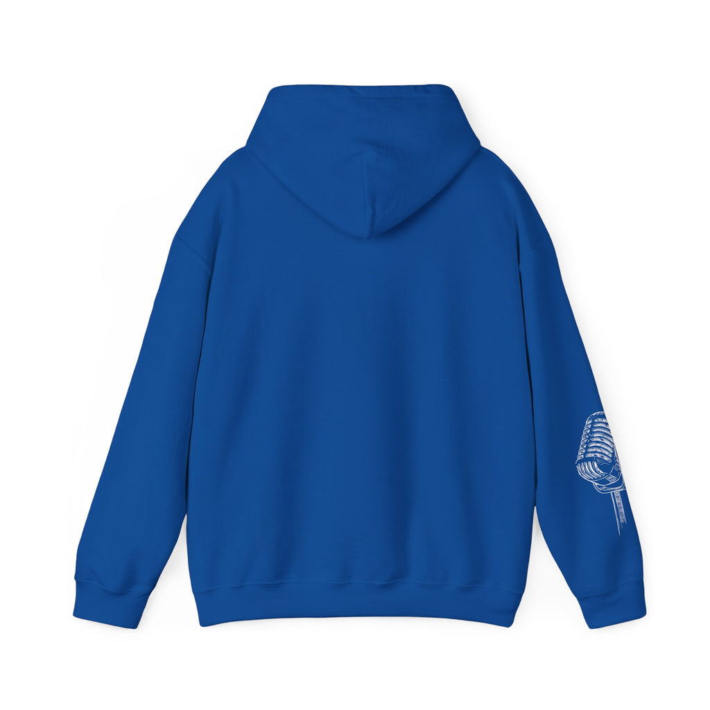 Worship Microphone Hoodie — I AM WORSHIP Black Pullover
