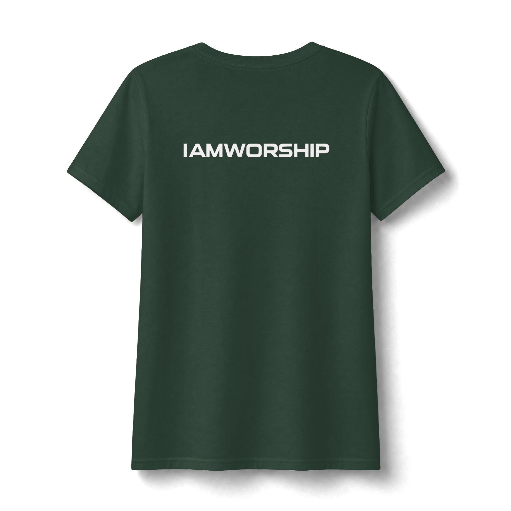 Women's V-Neck Tee — "I’m Let God Handle It"