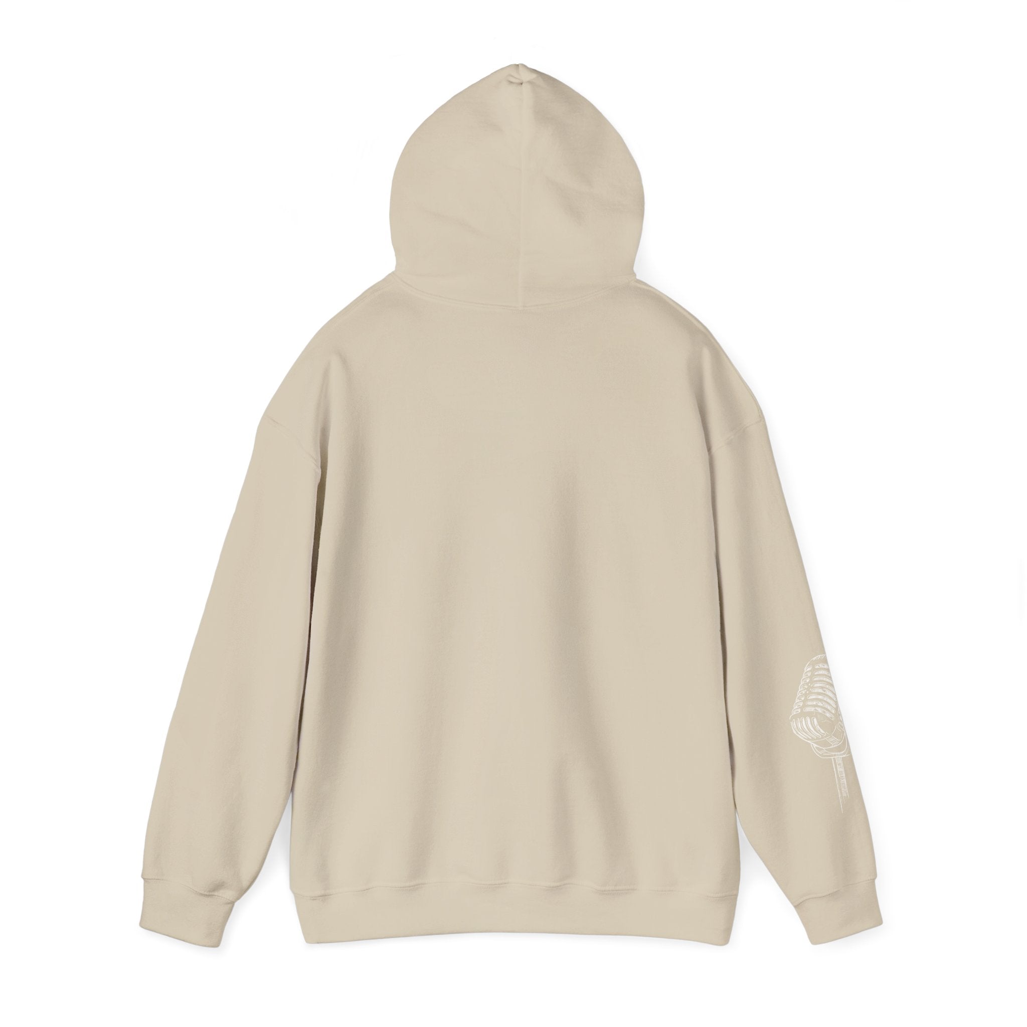 Worship Microphone Hoodie — I AM WORSHIP Black Pullover